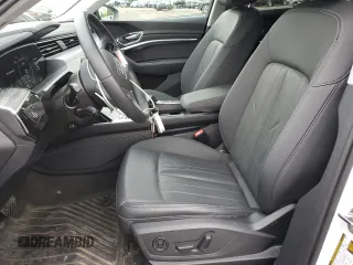 2023 Audi e-tron Premium Plus with VIN WA1LAAGE4PB003588, listed as a Copart auction lot 56502595 with 13,866 mi miles and Salvage title. Bid and sale history available at DreamBid. Image 7.