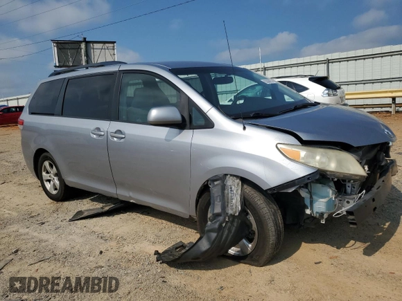 2012 Toyota Sienna LE AAS with VIN 5TDKK3DC8CS193671, listed as a Copart auction lot 63836955 with 257,868 mi miles and Salvage title. Bid and sale history available at DreamBid. Image 4.