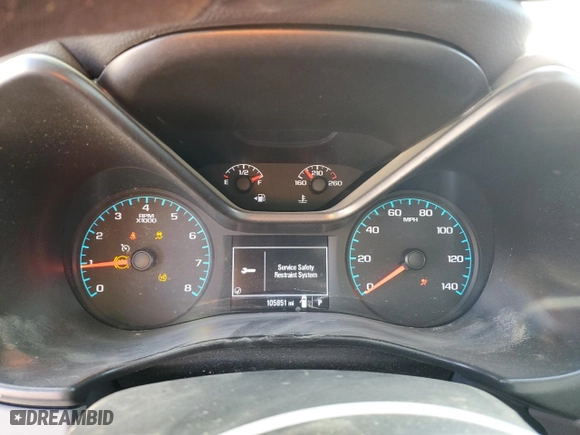 2020 Chevrolet Colorado 2WD Work Truck with VIN 1GCGSBEA1L1112942, listed as a Copart auction lot 41421395 with 105,851 mi miles and Salvage Title. Bid and sale history available at carsss.com. Image 9.