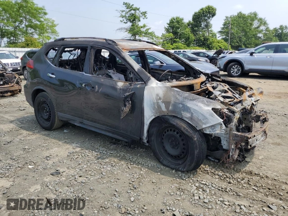 2017 Nissan Rogue S with VIN KNMAT2MV5HP529377, listed as a Copart auction lot 59687365 with Not provided miles and Salvage title. Bid and sale history available at DreamBid. Image 4.