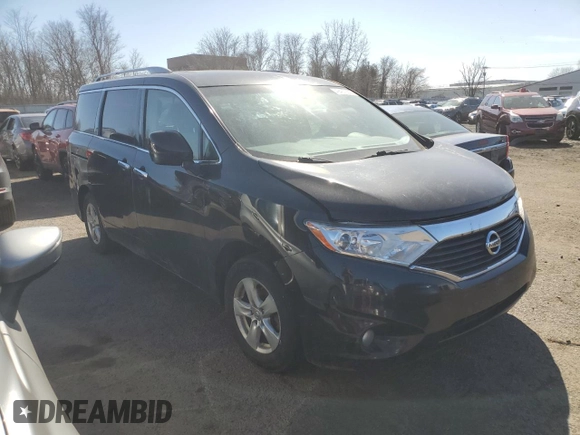 2016 Nissan Quest SL with VIN JN8AE2KP7G9156980, listed as a Copart auction lot 49437325 with 209,081 mi miles and Clean Title. Bid and sale history available at DreamBid. Image 4.