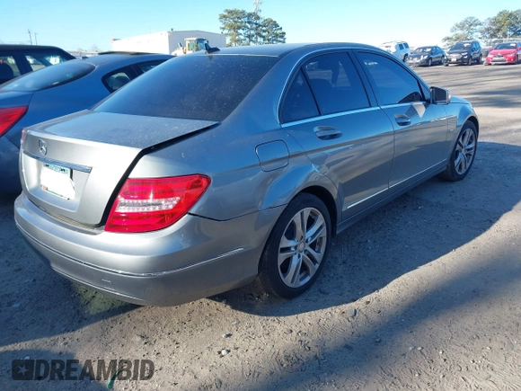 2012 Mercedes-Benz C-Class C 250 Sport with VIN WDDGF4HB4CR239244, listed as a IAAI auction lot 41858881 with 141,310 mi miles. Bid and sale history available at carsss.com. Image 4.