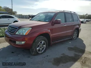 2008 Lexus GX 470 with VIN JTJBT20X680157761, listed as a Copart auction lot 44955494 with 147,282 mi miles and Clean Title. Bid and sale history available at carsss.com. Image 1.