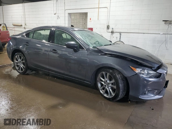 2014 Mazda 6 i Grand Touring with VIN JM1GJ1W6XE1115073, listed as a Copart auction lot 54361325 with 80,726 mi miles and Salvage Title. Bid and sale history available at carsss.com. Image 4.