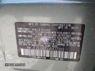 2018 Subaru Forester Premium with VIN JF2SJAEC7JH422303, listed as a IAAI auction lot 41915511 with 115,470 mi miles. Bid and sale history available at carsss.com. Image 9.