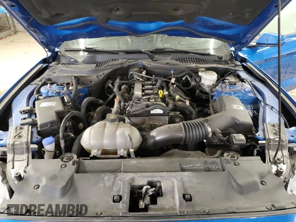 2021 Ford Mustang EcoBoost with VIN 1FA6P8TH5M5117612, listed as a Copart auction lot 45970355 with 42,379 mi miles and Salvage title. Bid and sale history available at DreamBid. Image 11.