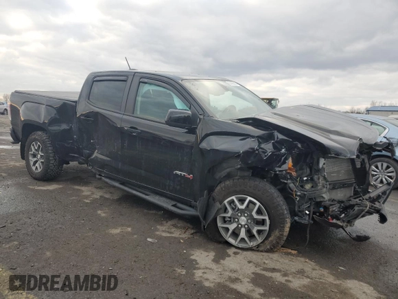 2022 GMC Canyon 4WD AT4 w/Cloth with VIN 1GTG6FEN7N1293630, listed as a Copart auction lot 89400665 with 19,261 mi miles and Salvage Title. Bid and sale history available at carsss.com. Image 4.