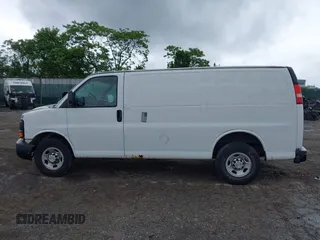 2012 Chevrolet Express Cargo with VIN 1GCWGFFA8C1108597, listed as a IAAI auction lot 42323808 with 200,965 mi miles and . Bid and sale history available at DreamBid. Image 13.