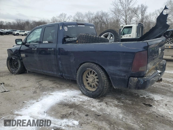2018 Ram 1500 Express with VIN 1C6RR7FG2JS216035, listed as a Copart auction lot 45927085 with 143,763 mi miles and Salvage Title. Bid and sale history available at carsss.com. Image 2.