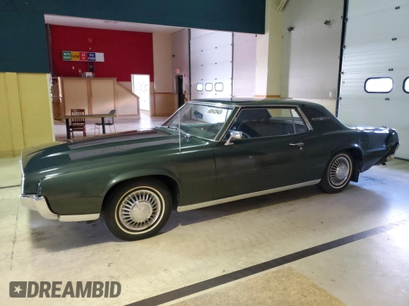1967 Ford Thunderbird with VIN 7Y81Z102445, listed as a Copart auction lot 68542543 with 60,979 mi miles and Clean Title. Bid and sale history available at DreamBid. Image 1.