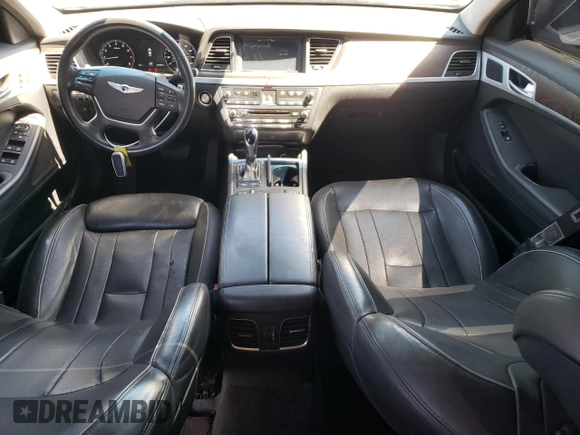 2015 Hyundai Genesis 5.0L with VIN KMHGN4JF3FU029533, listed as a Copart auction lot 49441804 with 125,984 mi miles. Bid and sale history available at carsss.com. Image 8.