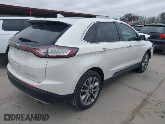 2016 Ford Edge Titanium with VIN 2FMPK3K83GBB51691, listed as a IAAI auction lot 41377380 with 145,839 mi miles. Bid and sale history available at carsss.com. Image 4.
