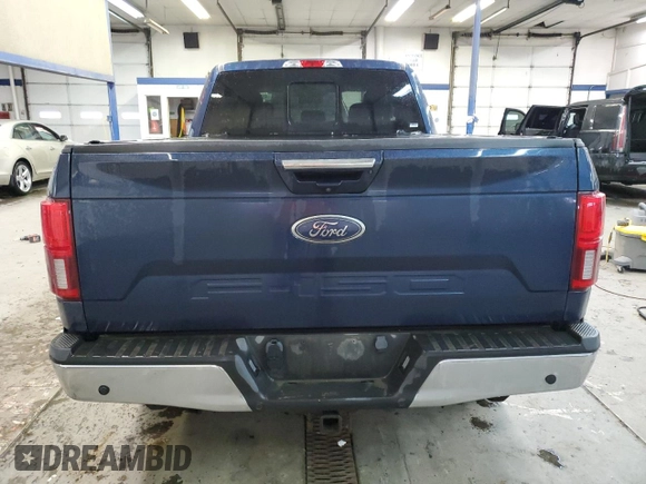 2020 Ford F-150 XL with VIN 1FTFX1E5XLKE65264, listed as a Copart auction lot 45580185 with 9,889 mi miles and Salvage Title. Bid and sale history available at carsss.com. Image 6.