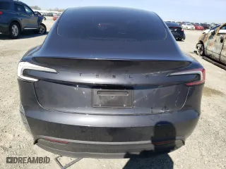 2025 Tesla Model 3 Long Range with VIN 5YJ3E1EA9SF903399, listed as a Copart auction lot 47072015 with 4,770 mi miles and Salvage Title. Bid and sale history available at carsss.com. Image 6.