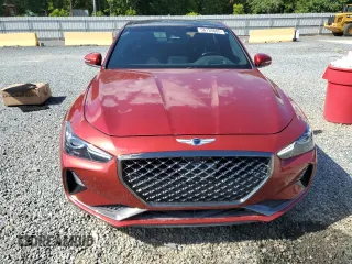 2019 Genesis G70 Advanced with VIN KMTG34LE5KU031794, listed as a Copart auction lot 56139885 with 34,873 mi miles and Salvage title. Bid and sale history available at DreamBid. Image 5.