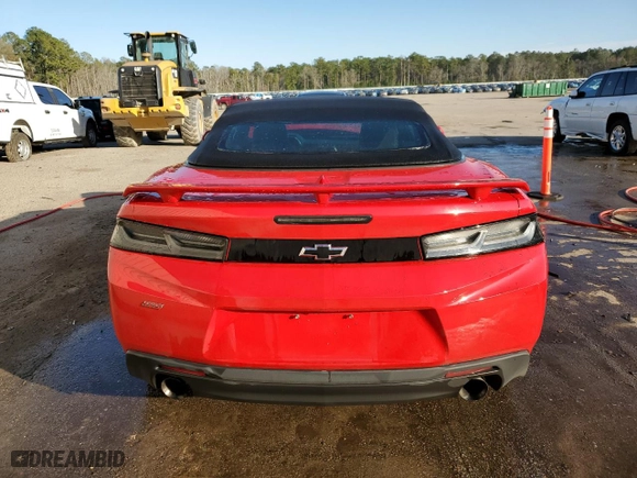 2017 Chevrolet Camaro 1SS with VIN 1G1FF3D76H0172927, listed as a Copart auction lot 45121715 with 42,114 mi miles and Salvage Title. Bid and sale history available at carsss.com. Image 6.