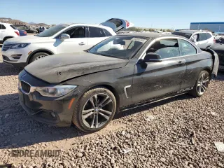 2015 BMW 4 Series 428i with VIN WBA3V7C56FP771719, listed as a Copart auction lot 88008765 with 85,572 mi miles and Salvage Title. Bid and sale history available at carsss.com. Image 1.