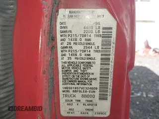 1997 Nissan Frontier XE с VIN 1N6SD16S7VC324609, выставлен на аукционе IAAI как лот 41222405 с пробегом 143 677 миль миль и . История ставок и продаж доступна на DreamBid. Изображение 9.