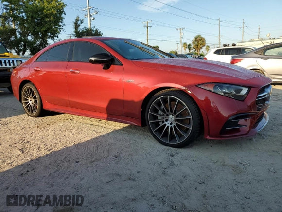 2020 Mercedes-Benz CLS with VIN WDD2J6BB7LA050826, listed as a Copart auction lot 71493064 with 0 mi miles and Non Repairable. Bid and sale history available at carsss.com. Image 4.