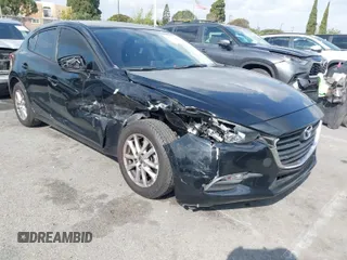 2018 Mazda 3 Sport with VIN 3MZBN1K71JM190476, listed as a IAAI auction lot 41529055 with 74,891 mi miles and . Bid and sale history available at DreamBid. Image 1.