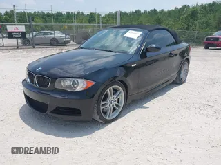 2009 BMW 1 Series 135i with VIN WBAUN93569VK40357, listed as a IAAI auction lot 42412038 with 141,944 mi miles and . Bid and sale history available at DreamBid. Image 2.