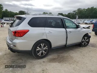 2017 Nissan Pathfinder SV z VIN 5N1DR2MN2HC639897, wystawiony jako Copart lot #52294365 z przebiegiem 168 435 mil mil oraz Szkoda całkowita • Salvage title. Historia ofert i sprzedaży dostępna na DreamBid. Obrazek 3.