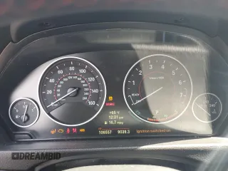 2014 BMW 3 Series 328i with VIN WBA3C1C56EK116247, listed as a Copart auction lot 48554445 with 106,557 mi miles and Salvage Title. Bid and sale history available at carsss.com. Image 9.