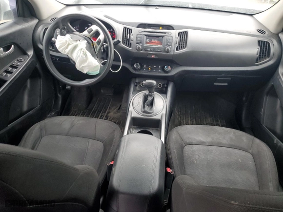 2013 Kia Sportage LX with VIN KNDPB3A27D7401407, listed as a Copart auction lot 46669445 with 131,550 mi miles and Salvage Title. Bid and sale history available at carsss.com. Image 8.