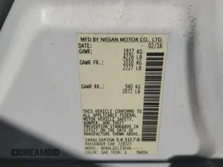 2016 Nissan Altima S with VIN 1N4AL3AP2GN343078, listed as a Copart auction lot 49188865 with 138,560 mi miles and Salvage Title. Bid and sale history available at carsss.com. Image 13.