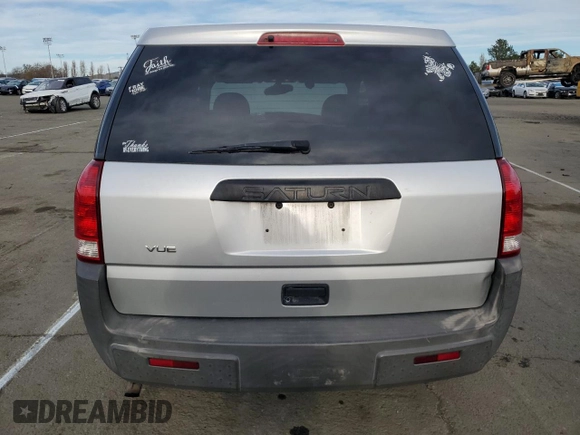 2004 Saturn VUE with VIN 5GZCZ23D74S856160, listed as a Copart auction lot 87660695 with 114,116 mi miles and Salvage Title. Bid and sale history available at DreamBid. Image 6.