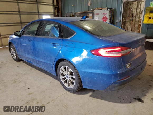 2019 Ford Fusion SE with VIN 3FA6P0HD7KR172077, listed as a Copart auction lot 42242845 with 98,858 mi miles and Salvage Title. Bid and sale history available at DreamBid. Image 2.