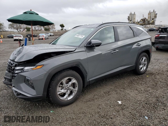 2024 Hyundai Tucson SEL with VIN 5NMJB3DE3RH406325, listed as a Copart auction lot 44827715 with 8,364 mi miles and Salvage Title. Bid and sale history available at carsss.com. Image 1.