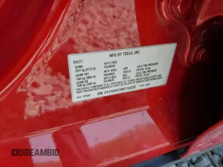 2021 Tesla Model Y Long Range z VIN 5YJYGDEE3MF189258, wystawiony jako Copart lot #54363615 z przebiegiem 56 315 mil mil oraz Szkoda całkowita • Salvage title. Historia ofert i sprzedaży dostępna na DreamBid. Obrazek 12.