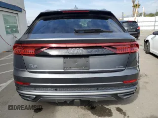2020 Audi Q8 Premium Plus with VIN WA1EVAF14LD008087, listed as a Copart auction lot 43336565 with 78,423 mi miles and Clean title. Bid and sale history available at DreamBid. Image 6.
