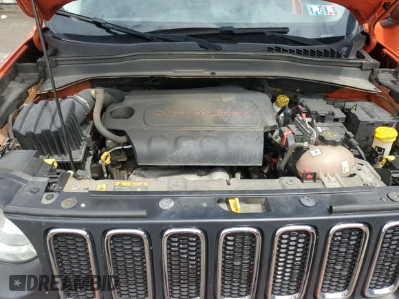 2017 Jeep Renegade Sport with VIN ZACCJBAB4HPE54733, listed as a Copart auction lot 61363555 with 199,315 mi miles and Salvage title. Bid and sale history available at DreamBid. Image 11.