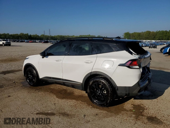 2023 Kia Sportage X-Pro with VIN 5XYK7CAF9PG130825, listed as a Copart auction lot 53087295 with 25,617 mi miles and Salvage Title. Bid and sale history available at carsss.com. Image 2.