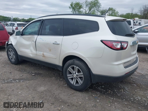 2015 Chevrolet Traverse LT with VIN 1GNKVGKD2FJ280517, listed as a IAAI auction lot 42292339 with 142,841 mi miles and . Bid and sale history available at DreamBid. Image 3.