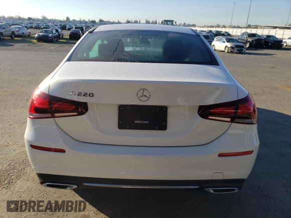 2021 Mercedes-Benz A 220 with VIN W1K3G4EB7MJ311280, listed as a Copart auction lot 42765535 with 26,877 mi miles and Salvage Title. Bid and sale history available at DreamBid. Image 6.