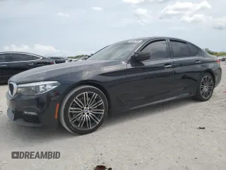 2018 BMW 5 Series 540i with VIN WBAJE5C51JWA94611, listed as a Copart auction lot 50367505 with 104,301 mi miles and Salvage Title. Bid and sale history available at carsss.com. Image 1.