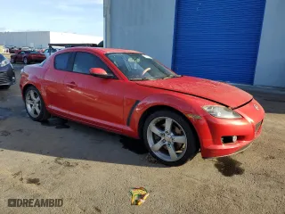 2004 Mazda RX-8 with VIN JM1FE173340103274, listed as a Copart auction lot 80391344 with 0 mi miles and Salvage Title. Bid and sale history available at carsss.com. Image 4.
