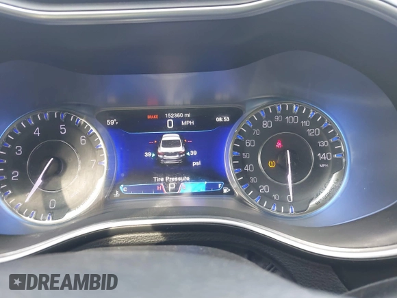 2015 Chrysler 200 C with VIN 1C3CCCCB2FN739826, listed as a IAAI auction lot 42080383 with 152,360 mi miles and . Bid and sale history available at DreamBid. Image 7.