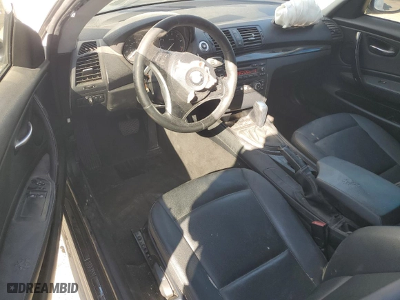 2011 BMW 1 Series 128i with VIN WBAUP9C59BVL90253, listed as a Copart auction lot 89214375 with 180,259 mi miles and Salvage Title. Bid and sale history available at carsss.com. Image 8.