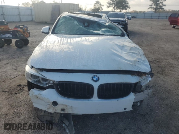 2017 BMW 4 Series 430i with VIN WBA4R7C50HK679823, listed as a Copart auction lot 87130414 with 67,326 mi miles and Salvage Title. Bid and sale history available at DreamBid. Image 5.