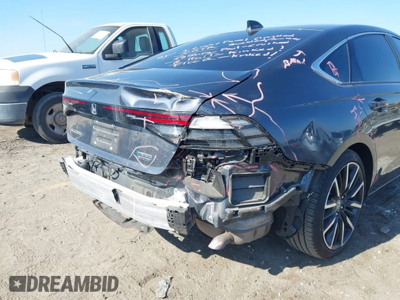 2023 Honda Accord Touring with VIN 1HGCY2F88PA030867, listed as a IAAI auction lot 41344807 with 19,745 mi miles and . Bid and sale history available at DreamBid. Image 6.