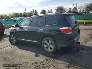 2013 Toyota Highlander Limited with VIN 5TDDK3EH4DS186706, listed as a Copart auction lot 54445545 with 116,423 mi miles and Clean Title. Bid and sale history available at carsss.com. Image 2.