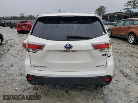 2016 Toyota Highlander Hybrid Limited with VIN 5TDDCRFH4GS017708, listed as a Copart auction lot 82051443 with 243,591 mi miles. Bid and sale history available at carsss.com. Image 6.