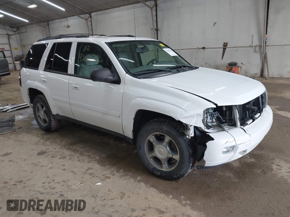 2008 Chevrolet TrailBlazer LT with VIN 1GNET13M482164814, listed as a IAAI auction lot 42086796 with 58,173 mi miles and . Bid and sale history available at DreamBid. Image 1.