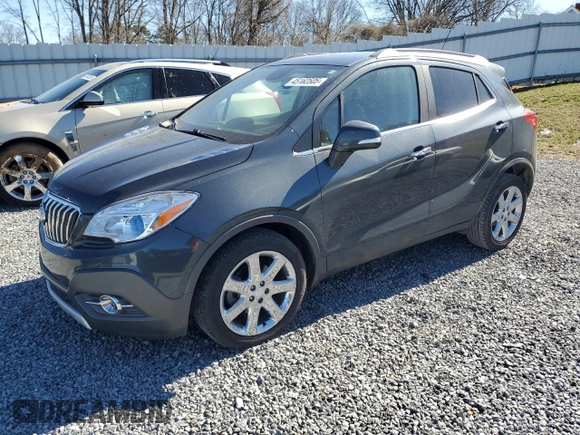 2016 Buick Encore Leather with VIN KL4CJCSB4GB649612, listed as a Copart auction lot 45162505 with 100,567 mi miles and Salvage Title. Bid and sale history available at DreamBid. Image 1.