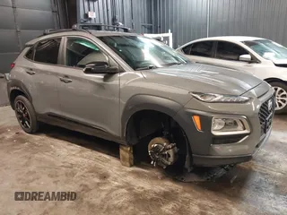 2021 Hyundai Kona Night Edition with VIN KM8K6CA52MU709333, listed as a IAAI auction lot 41704197 with 44,058 mi miles and . Bid and sale history available at DreamBid. Image 6.