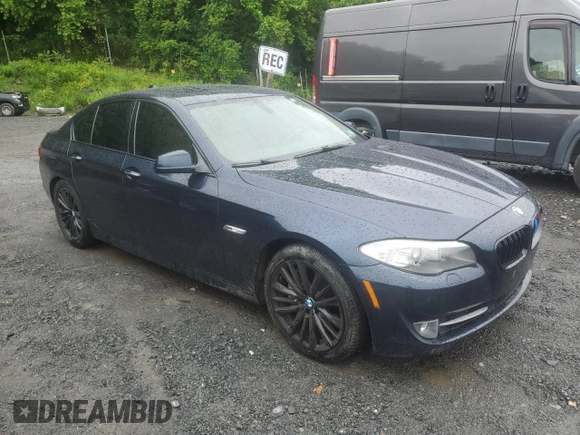 2011 BMW 5 Series 550i z VIN WBAFR9C57BC271325, wystawiony jako Copart lot #60269885 z przebiegiem 134 518 mil mil oraz Szkoda całkowita • Salvage title. Historia ofert i sprzedaży dostępna na DreamBid. Obrazek 4.